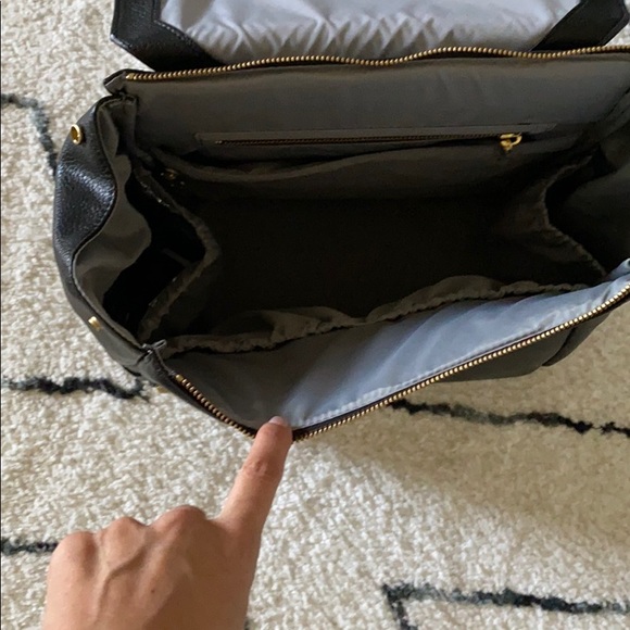 Black Freshly Picked diaper bag - Picture 2 of 4